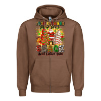 Chestnut torn between lookin' like a snack and eatin' one Zipper Hoodie - Zillion Design Studio