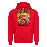 Red torn between lookin' like a snack and eatin' one Zipper Hoodie - Zillion Design Studio