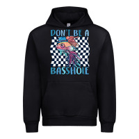 Black dont be a basshole Urban Hoodie - MaliasSmallBusiness