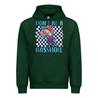 Forest Green dont be a basshole Urban Hoodie - MaliasSmallBusiness