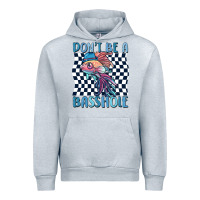 Heather Grey dont be a basshole Urban Hoodie - MaliasSmallBusiness