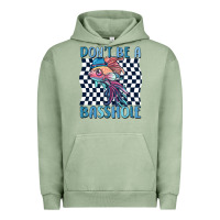 Pigment Oil Green dont be a basshole Urban Hoodie - MaliasSmallBusiness