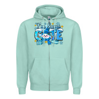 Seafoam i'm snow cute Zipper Hoodie - Zillion Design Studio