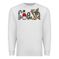 Oatmeal Heather fiesta Premium Sweatshirt - CowhideDigitalArt