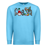 Ocean Blue fiesta Premium Sweatshirt - CowhideDigitalArt
