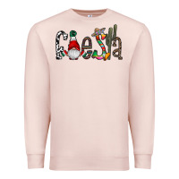 Pale Pink fiesta Premium Sweatshirt - CowhideDigitalArt