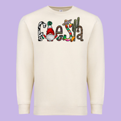 Fiesta Premium Sweatshirt Designed By Cowhidedigitalart