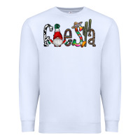 White fiesta Premium Sweatshirt - CowhideDigitalArt