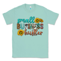 Seafoam small business hustler Classic Tee - texasbilliewilder
