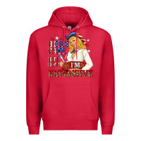 Cardinal born free but now im expensive Premium Hoodie - NancyCooperArtShop