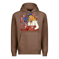 Chestnut born free but now im expensive Premium Hoodie - NancyCooperArtShop