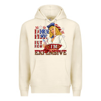 Tofu born free but now im expensive Premium Hoodie - NancyCooperArtShop