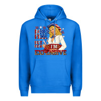 True Royal born free but now im expensive Premium Hoodie - NancyCooperArtShop
