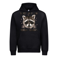 Black sweet but will throw hands Urban Hoodie - MaliasSmallBusiness