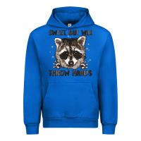 Cobalt sweet but will throw hands Urban Hoodie - MaliasSmallBusiness