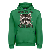 Emerald sweet but will throw hands Urban Hoodie - MaliasSmallBusiness