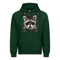 Forest Green sweet but will throw hands Urban Hoodie - MaliasSmallBusiness