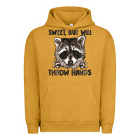 Pigment Peanut Butter sweet but will throw hands Urban Hoodie - MaliasSmallBusiness