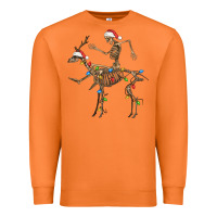 Carrot skeleton deer santa Premium Sweatshirt - FaDigitalArtStudio