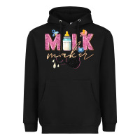 Black milk maker Heavyweight Hoodie - Zillion Design Studio