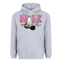 Heather Grey milk maker Heavyweight Hoodie - Zillion Design Studio