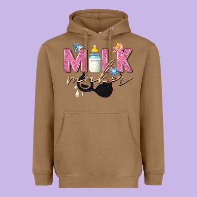 Milk Maker Heavyweight Hoodie Designed By Zillion Design Studio