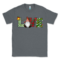 Charcoal Heather Christmas Love Gnome Classic Tee - RanaPortraitStore