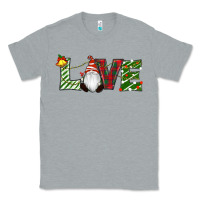 Heather Grey Christmas Love Gnome Classic Tee - RanaPortraitStore