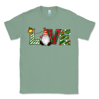 Sage Christmas Love Gnome Classic Tee - RanaPortraitStore