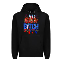Black boom bitch get out the way Premium Hoodie - NancyCooperArtShop
