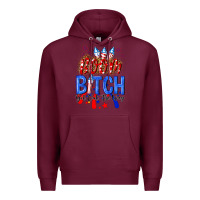 Burgundy boom bitch get out the way Premium Hoodie - NancyCooperArtShop