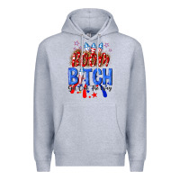 Heather Grey boom bitch get out the way Premium Hoodie - NancyCooperArtShop