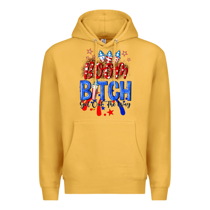 Boom Bitch Get Out The Way Premium Hoodie by NancyCooperArtShop | Teevron