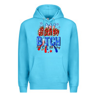 Ocean Blue boom bitch get out the way Premium Hoodie - NancyCooperArtShop