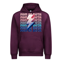 Mauve Wine mom of both boy and girl Urban Hoodie - MaliasSmallBusiness