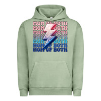 Pigment Oil Green mom of both boy and girl Urban Hoodie - MaliasSmallBusiness