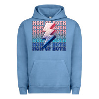 Pigment Pebble Blue mom of both boy and girl Urban Hoodie - MaliasSmallBusiness