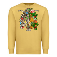 Antique Gold skeleton chest christmas Premium Sweatshirt - FaDigitalArtStudio