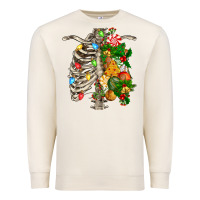 Sandshell skeleton chest christmas Premium Sweatshirt - FaDigitalArtStudio