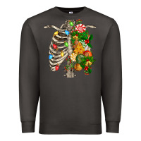 Smoke skeleton chest christmas Premium Sweatshirt - FaDigitalArtStudio