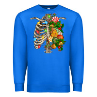 True Royal skeleton chest christmas Premium Sweatshirt - FaDigitalArtStudio