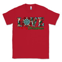 Red Christmas Love Windmill Classic Tee - RanaPortraitStore