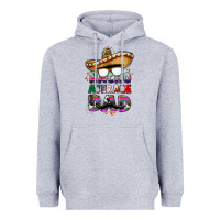 Heather Grey nacho average dad Heavyweight Hoodie - CTS Tumbler Store