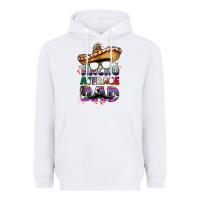 White nacho average dad Heavyweight Hoodie - CTS Tumbler Store