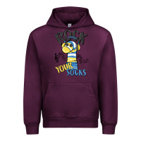 Mauve Wine rock your Urban Hoodie - MaliasSmallBusiness