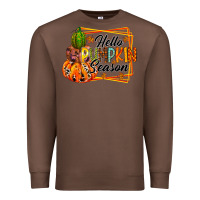 Chestnut hello pumpkin season Premium Sweatshirt - RacoonDesign