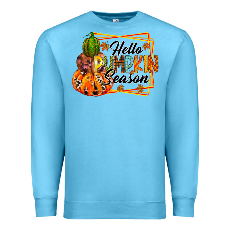 Hello Pumpkin Season Premium Sweatshirt by RacoonDesign | Teevron
