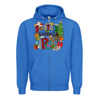 True Royal santa's favorite pt Zipper Hoodie - Zillion Design Studio