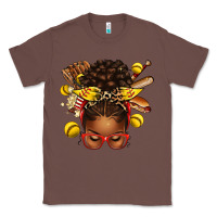 Chestnut softball afro messy bun Classic Tee - texasbilliewilder