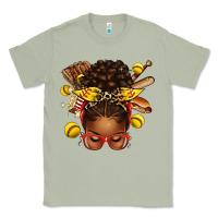 Matcha softball afro messy bun Classic Tee - texasbilliewilder
